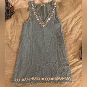 Beautiful Urban Outfitters mini flowy dress with embroidery